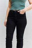 Judy Blue Kenya Mid Rise Slim Fit Jeans - Black