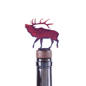 Elk Metal Bottle Stopper