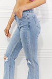 Kancan Abby High Rise Slim Straight Jeans