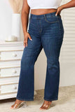 Judy Blue Pull-On Elastic Slim Bootcut Jeans