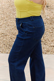 Judy Blue Riza High Waisted Wide Leg Trouser Jean