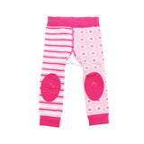 Baby Crawler Legging & Sock Set - Pink Panda