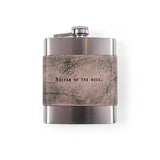Nectar of the Gods Stainless Steel & Leather Flask