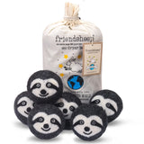 Eco Wool Dryer Balls - Set of 6 - Sloth
