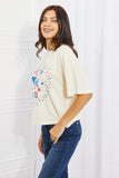 Party In The USA Graphic Crop Tee