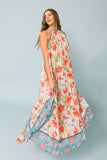 Floral Halter Maxi Dress