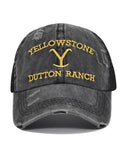 Yellowstone Dutton Ranch Distressed Baseball Hat